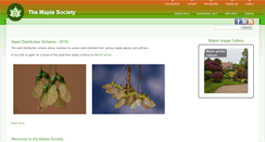 Desktop Screenshot of maplesociety.org